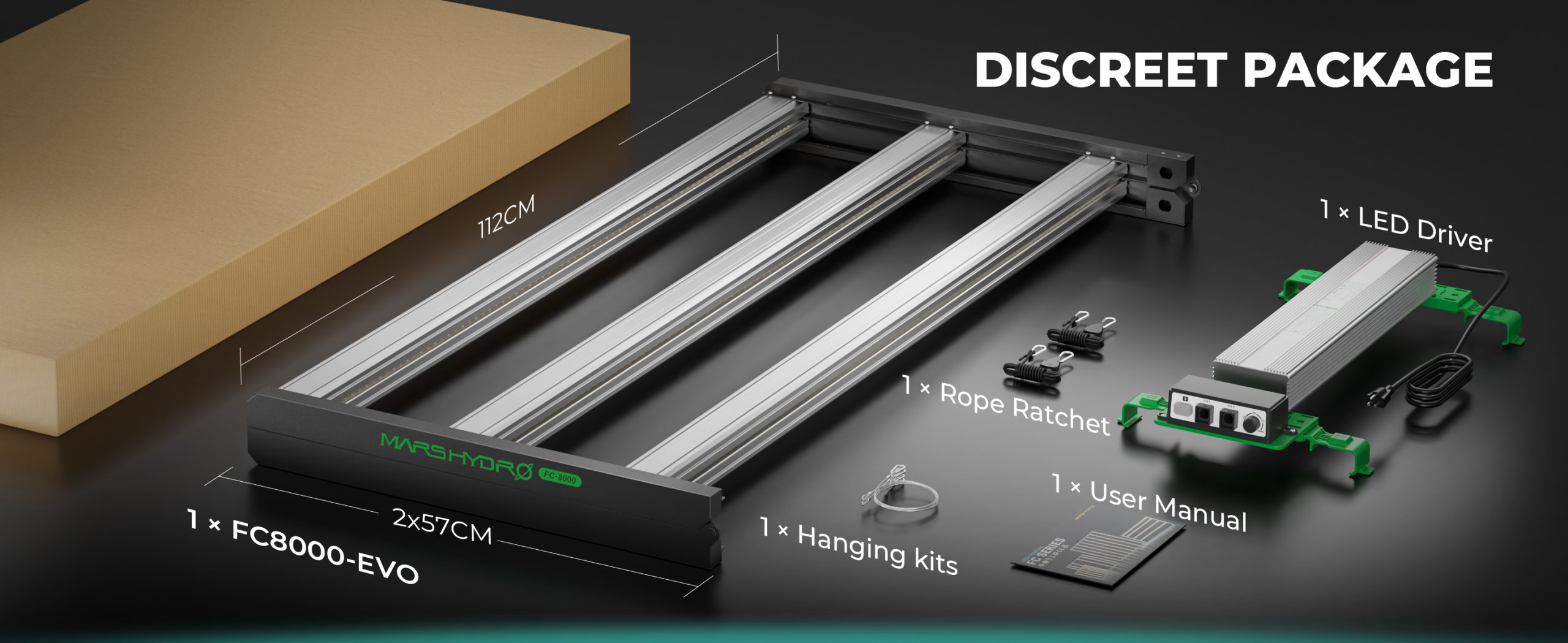 Discreet package of new FC8000-EVO-cm